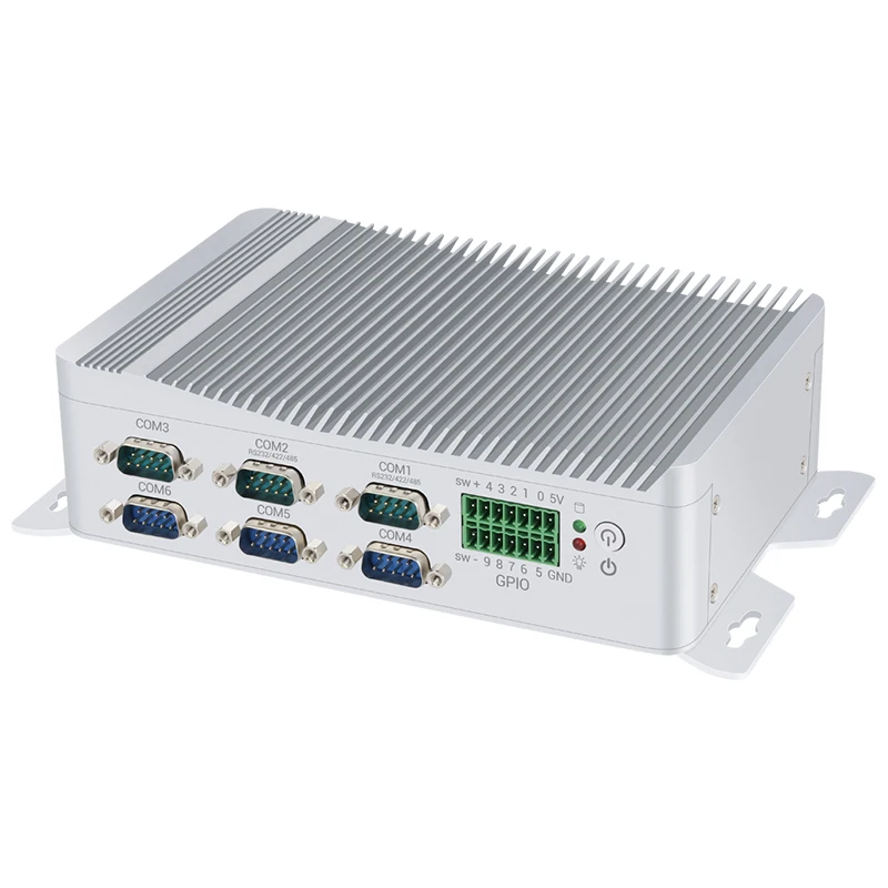 Inter i3-6157U Mini PC industrial compatible con Linux Pfsense GPIO WiFi computadora con 2xLAN 6xCOM 6xUSB 1xHDMI 1xVGA Windows10 Ready - imagen 3