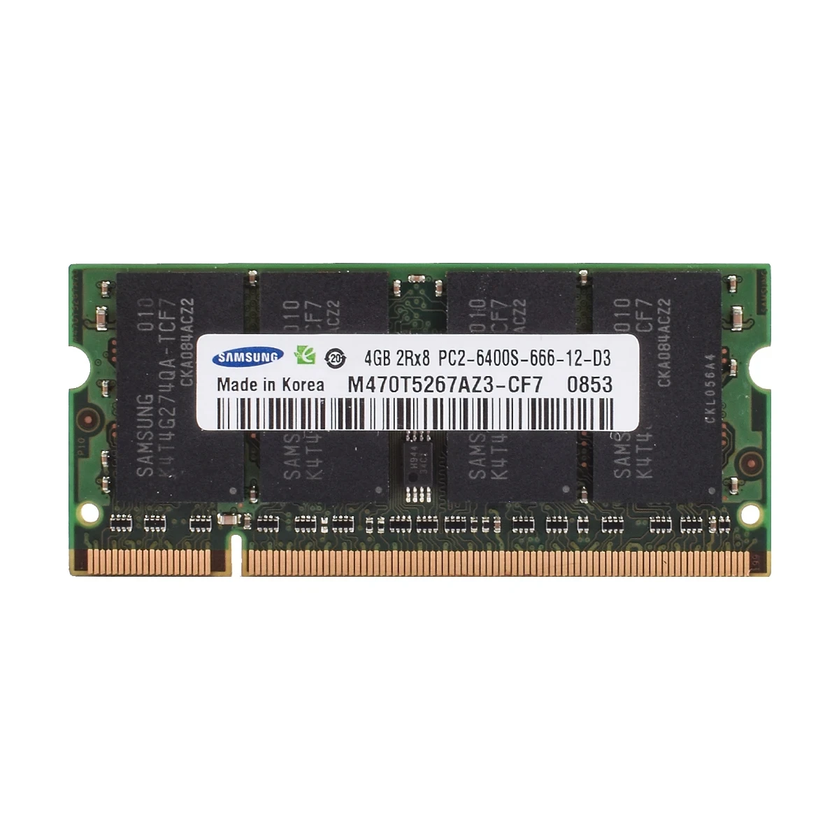 Samsung portátil Ram DDR2 2GB 4GB 800MHz 667MHz DDR3 DDR3L 2GB 4GB 8GB 1066 1333 1600 1866MHz SODIMM memoria de 204 pines para Notebook - imagen 3