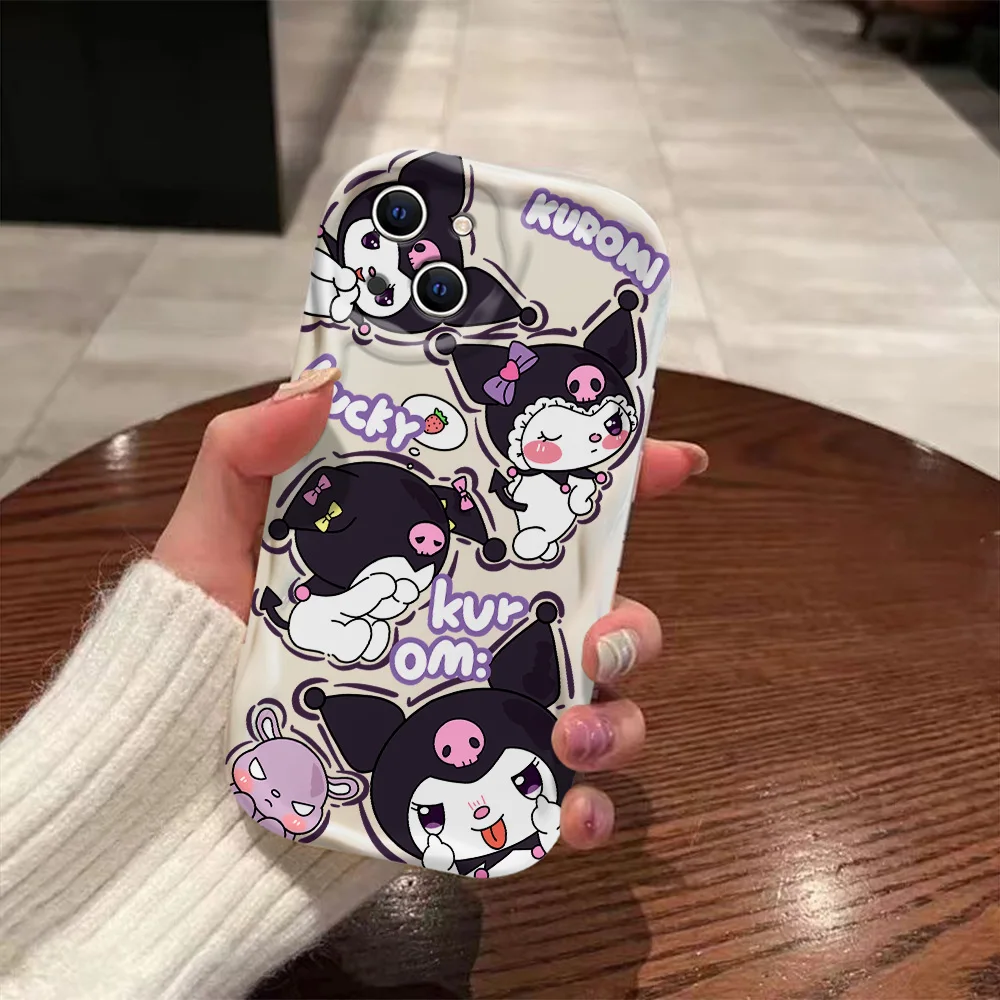 Funda de teléfono Kawaii My Melody Kuromi con cordón para Samsung Galaxy M16 A56 A36 A26 A16 A06 A35 A55 A25 A54 A34 A24 A13 A73 A53 4G 5G - imagen 5