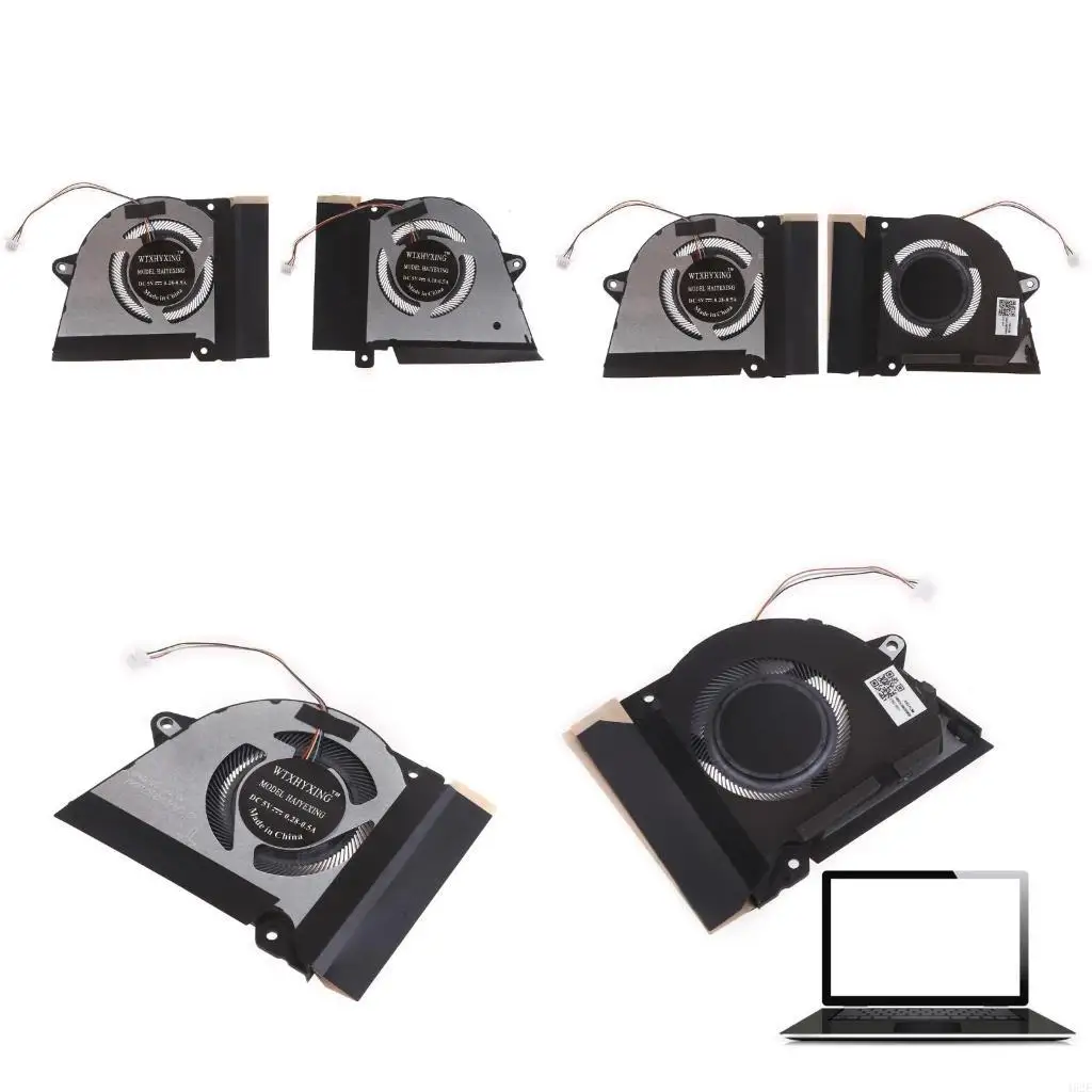 462E 4PIN 12V Notebook CPU Ventiladores enfriamiento CPU Radiadores GPU para GA401Q GA401QC GA401