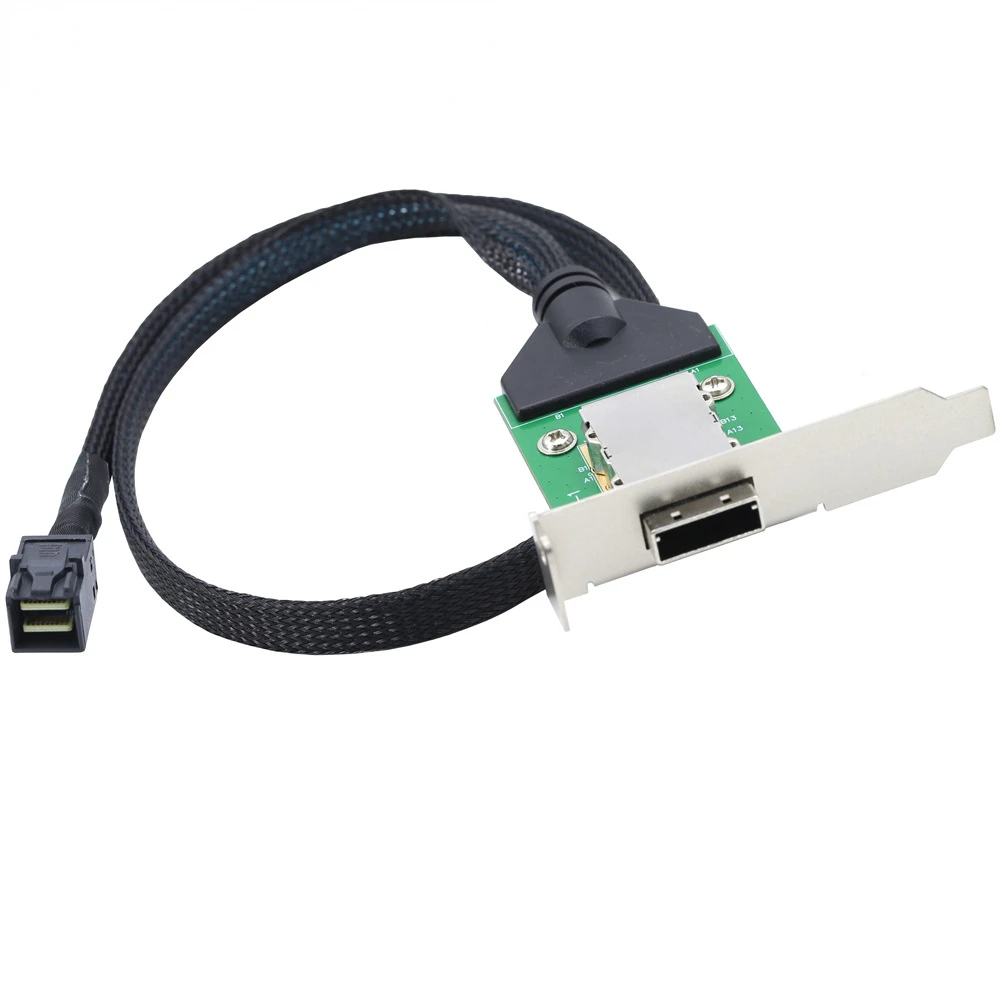 Mini SAS HD SFF-8643 a HD SFF-8088, servidor de Cable hembra PCBA, arnés de conversión interna y externa - imagen 5