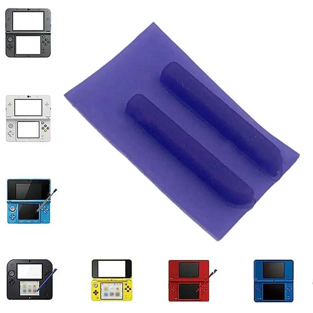 Para cubierta trasera 3DS, almohadilla de goma, cubierta inferior, tapón de goma para consola de juegos 3DS, tapón de goma, cubierta trasera, almohadilla de goma - imagen 3