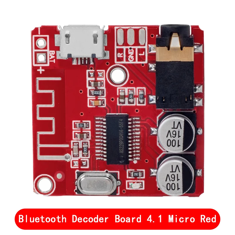 Mini placa decodificadora Bluetooth 4,1/5,0, receptor de Audio BT5.0 PRO, reproductor MP3 sin pérdidas, amplificador de música estéreo inalámbrico, módulo tipo c - imagen 3