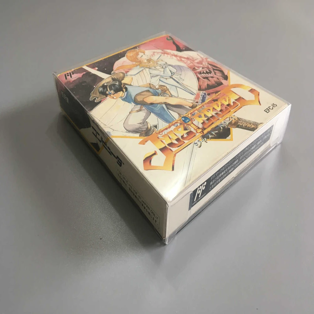 Protector de caja transparente para ordenador familiar Nintendo/Famicom/FC, cajas de almacenamiento TEP, carcasa de juego, estuche de exposición transparente - imagen 4