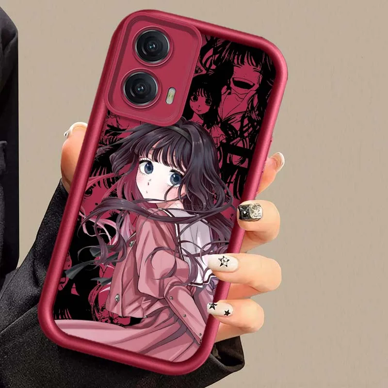 Funda de Anime Waguri Kaoruko para Motorola Edge 50 60 G30 G20 G10 G05 G04s E30 E32 E14 Stylus Fusion Pro Eye escalera funda de teléfono - imagen 3