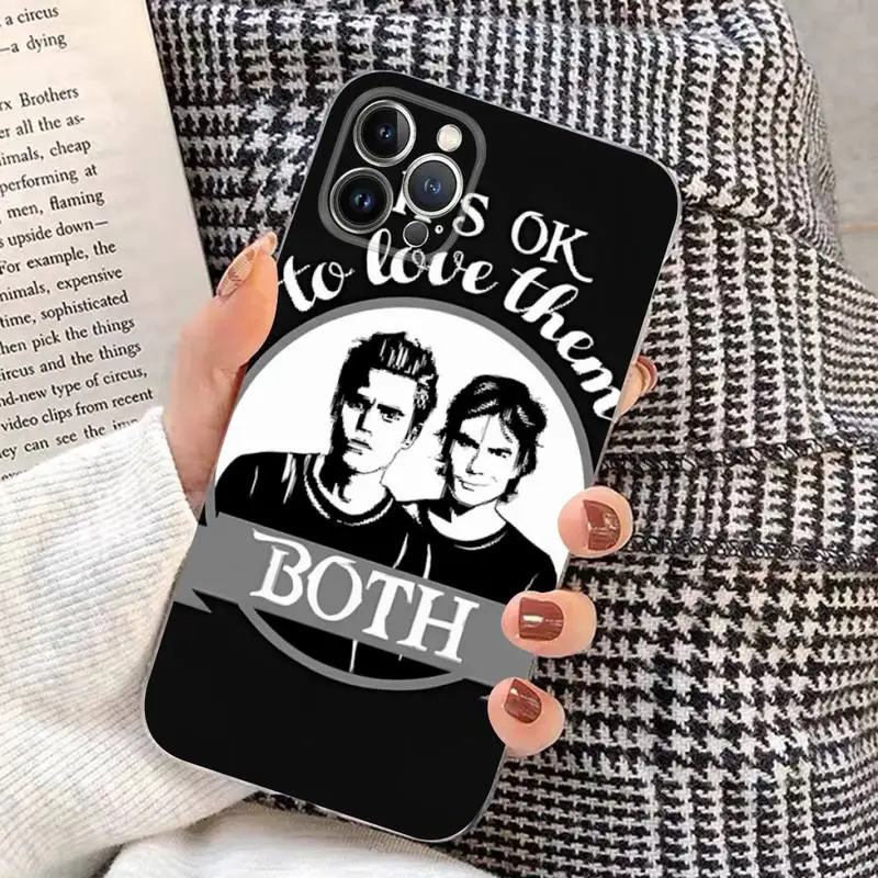 Funda de teléfono The Vampire Diaries para iPhone 14, 11, 12, 13, Mini Pro, XS Max, 6, 7, 8 Plus, X, XR, SE, 2020 - imagen 4