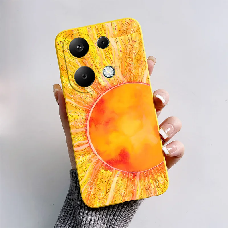 Funda trasera para teléfono móvil Xiaomi, carcasa de silicona suave con dibujos de gato, zorro, Poco M6 Pro 4G, para Poco M6 Pro - imagen 5