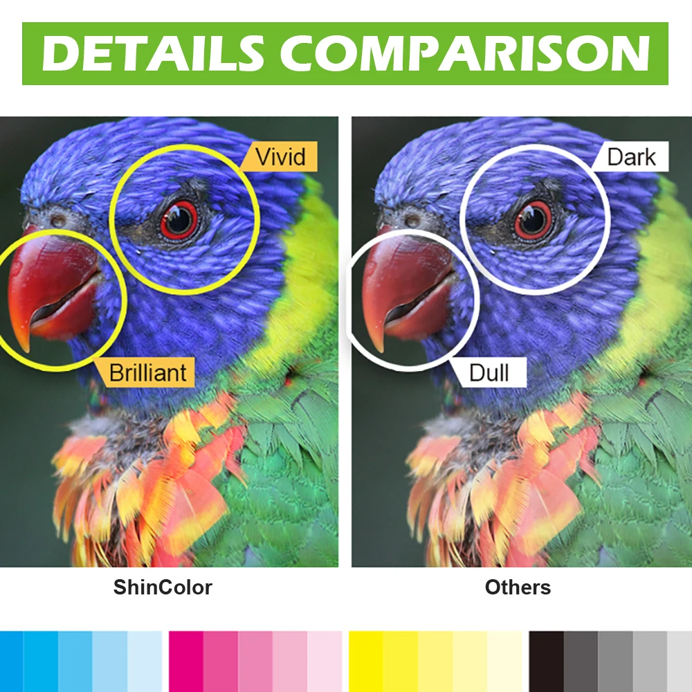 Recambio de tinta universal para HP363 177 801 02 C8771 Tinta recargable continua, 100 ml cada una - imagen 4