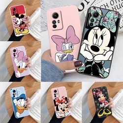 Para Redmi Note 12S Funda de silicona TPU Funda trasera de teléfono para Xiaomi Redmi Note12S Funda Mickey Daisy Pato Donald Linda Coque