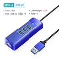 USB A 50cm Blue