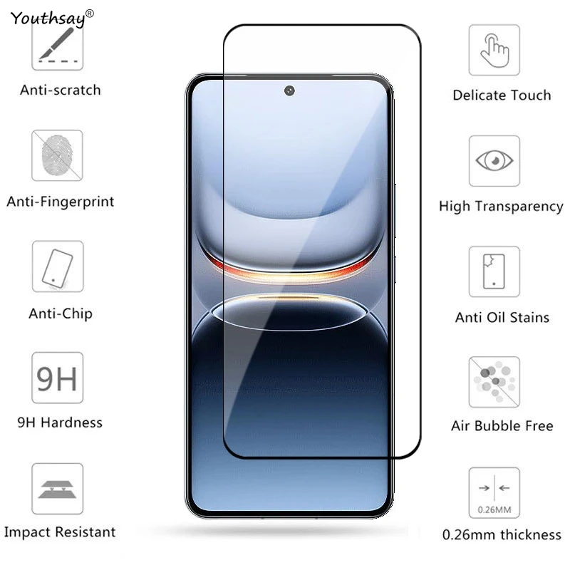 Vidrio 6 en 1 para iQOO 13 cubierta completa de vidrio templado iQOO 13 Protector de pantalla HD película protectora de lente de teléfono para iQOO 13 pulgadas 6,82" - imagen 3