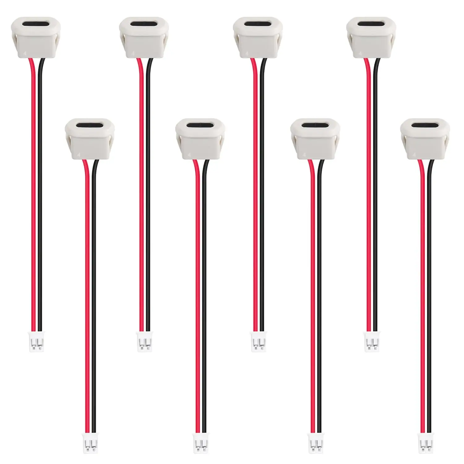 10 Uds. Chasis hembra tipo C impermeable 2P Cable de soldadura tipo USB C Cable de extensión Cable de alimentación USB-C enchufe a 2 pines desnudo