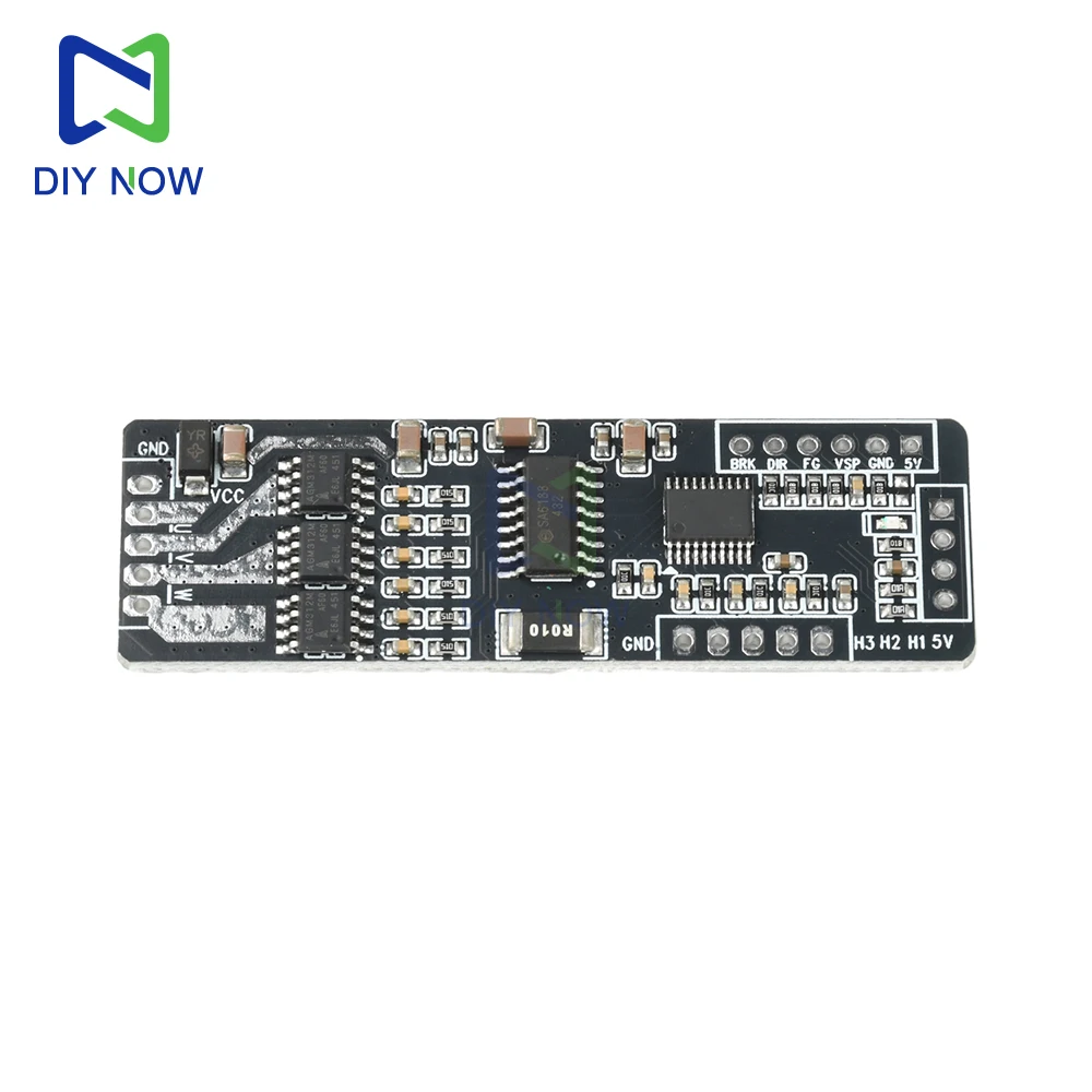 Controlador de motor sin escobillas trifásico de baja potencia DC7-40V 4A BLDC con velocidad de efecto Hall ​ ​ Controlador Regulador PWM/Control Serial 100000 RPM - imagen 5