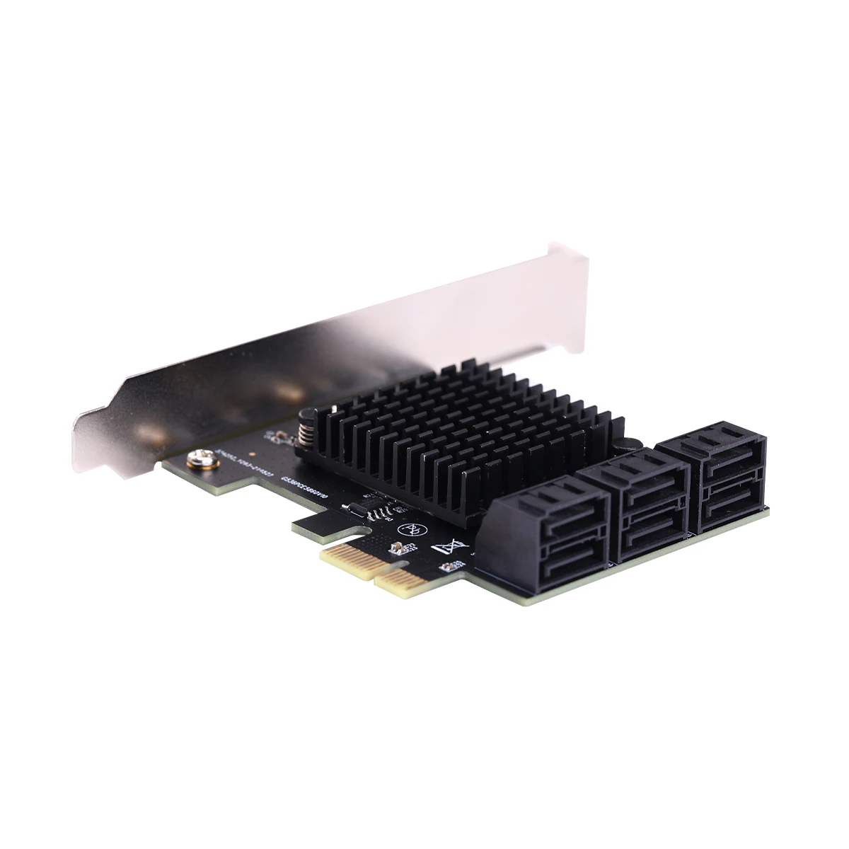 IOCREST PCIe gen3 x1 a 6 puertos 6G SATA III 3,0 controlador Tarjeta de expansión sin Raid soporte de perfil bajo - imagen 5