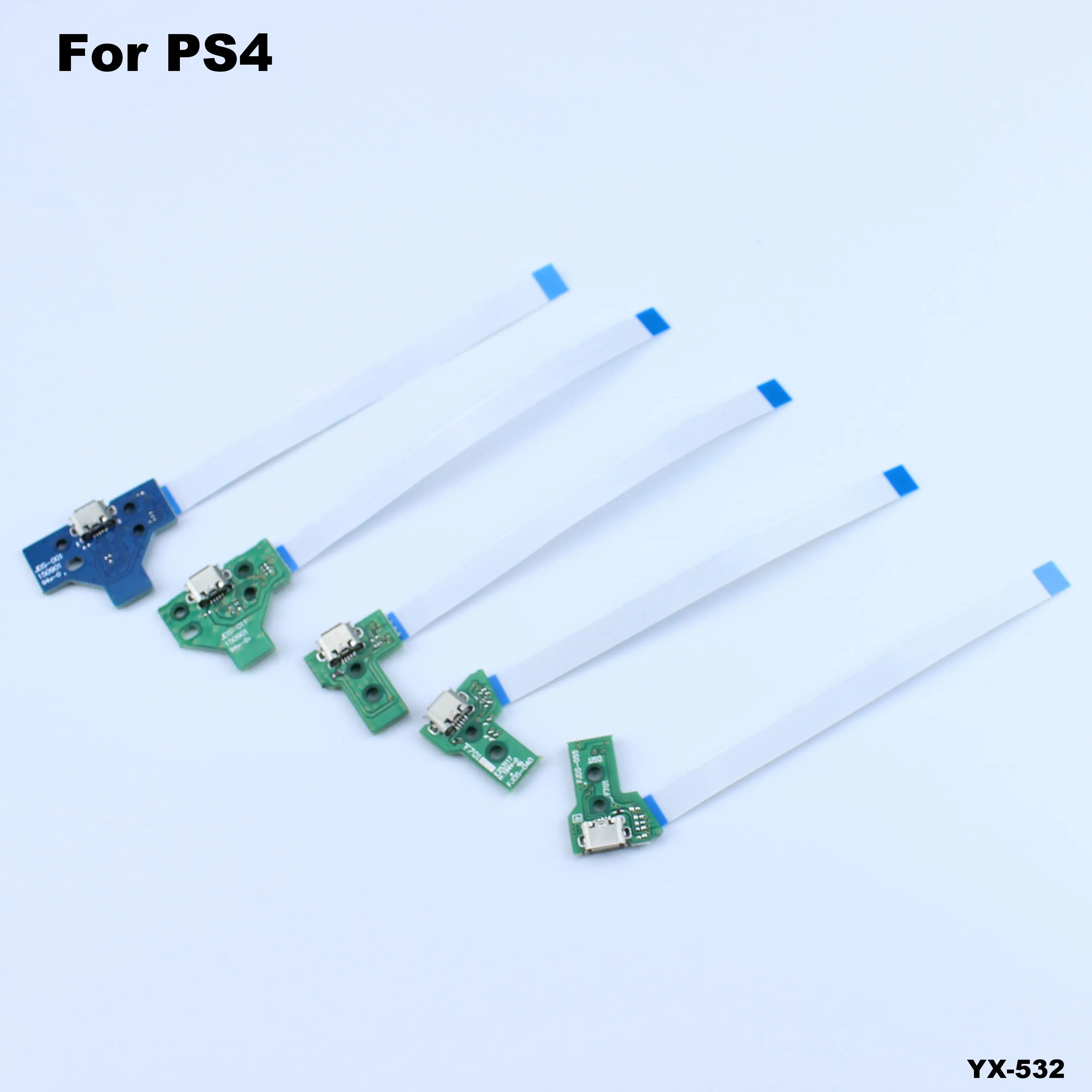 Puerto de carga USB, placa de circuito para controlador PS4, 12 Pines, JDS 011, 030, 040, 055, 14 pines, 001, 12P, 14P, 1 unidad - imagen 4
