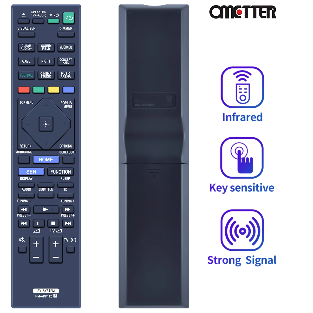 Mando a distancia para Sony Blu-ray, receptor de DVD, RM-ADP120, HBD-N9200W, nuevo, HBD-N7200W - imagen 2