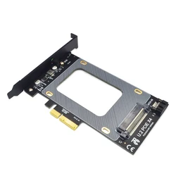 Adaptador PCI Express U.2 SFF-8639 para SSD en tarjeta riser