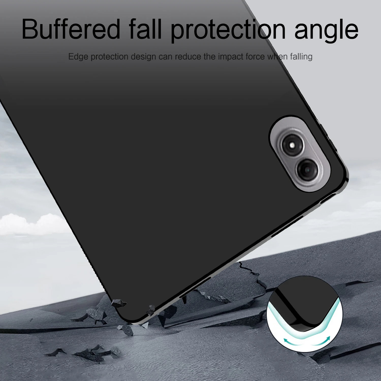Funda blanda para Xiaomi Redmi Pad 2 Pro 2025, carcasa de silicona TPU de 12,1 pulgadas para RedMi Pad 2 Pro Pad2 Pro, funda trasera para tableta de 12,1" - imagen 3