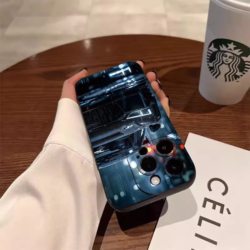 Funda de teléfono con estampado de coche a la moda para Xiaomi Redmi 13, 12, 13, 12C, 14C, Redmi Note 14, 13, 12 Pro Plus, 12S, 11S, 11, 10S, funda de parachoques suave - imagen 3