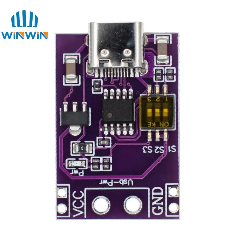 PD/QC/AFC carga rápida señuelo disparador soporte 5V 9V 12V 15V 20V salida de voltaje fijo PD2.0 PD3.0 a DC Spoof Scam - imagen 2