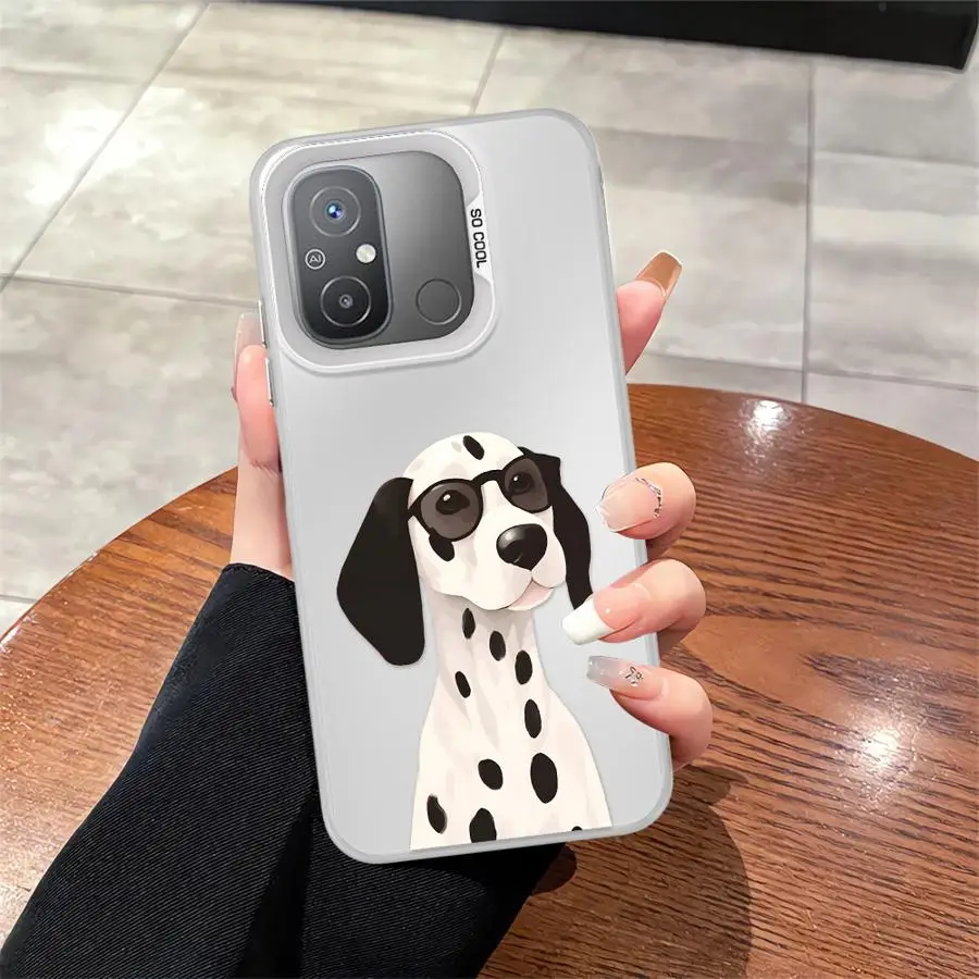 Funda trasera de teléfono para Xiaomi Redmi 12C A1 A2 Plus K60 9C 9T 10C 13C A5 14C lindo dálmata - imagen 2