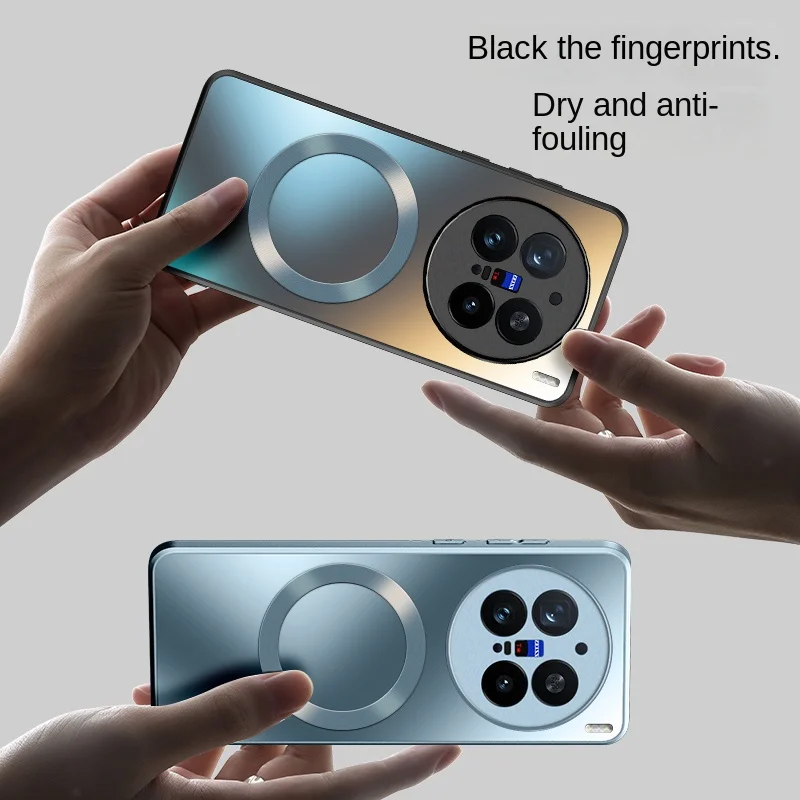 Para VIVO X200 Pro funda dura mate magnética carga inalámbrica MagSafe funda protectora trasera para VIVO X200 Pro Mini X200Pro Shell