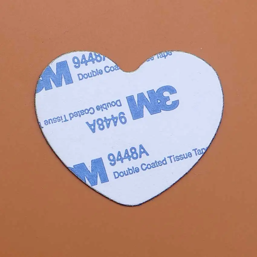 Placa de Metal magnética con forma de corazón para coche, soporte Universal para teléfono móvil, pegatina de disco de hoja de hierro, soporte magnético para IPhone, 2 uds. - imagen 4