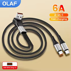 iPhone 15 Cable USB-C carga rápida para Samsung, Xiaomi y Huawei