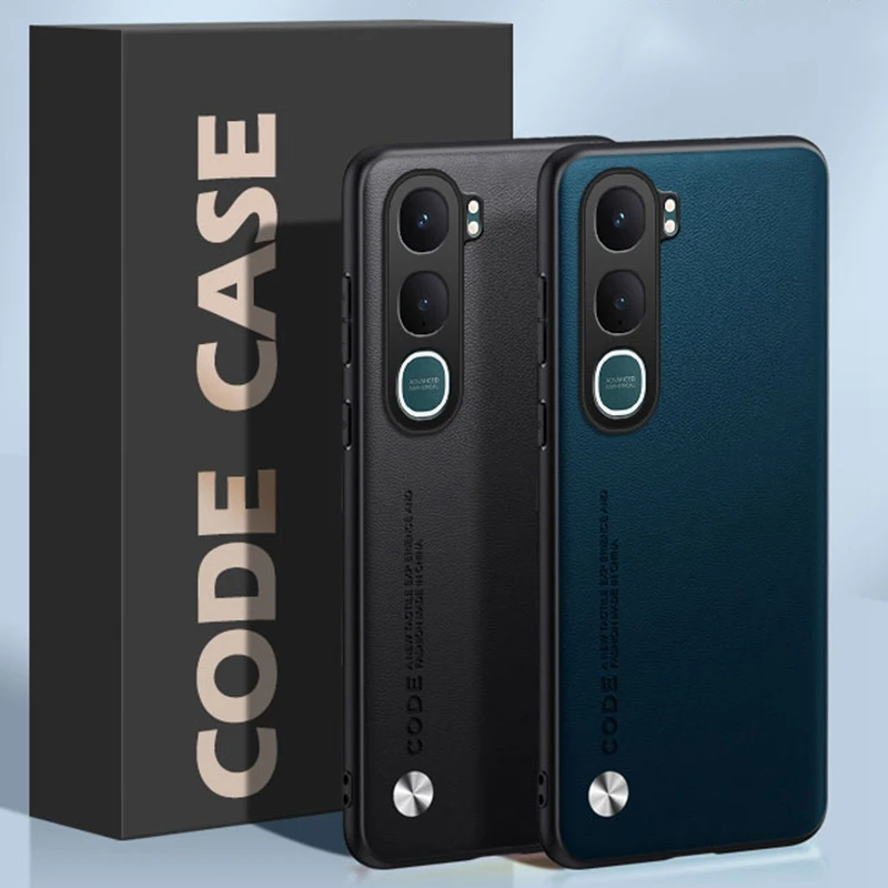 Funda de cuero PU de lujo para Vivo Y31 5G, funda trasera de silicona mate a prueba de golpes, funda de teléfono de protección completa para Vivo Y21D 4G Coque - imagen 4