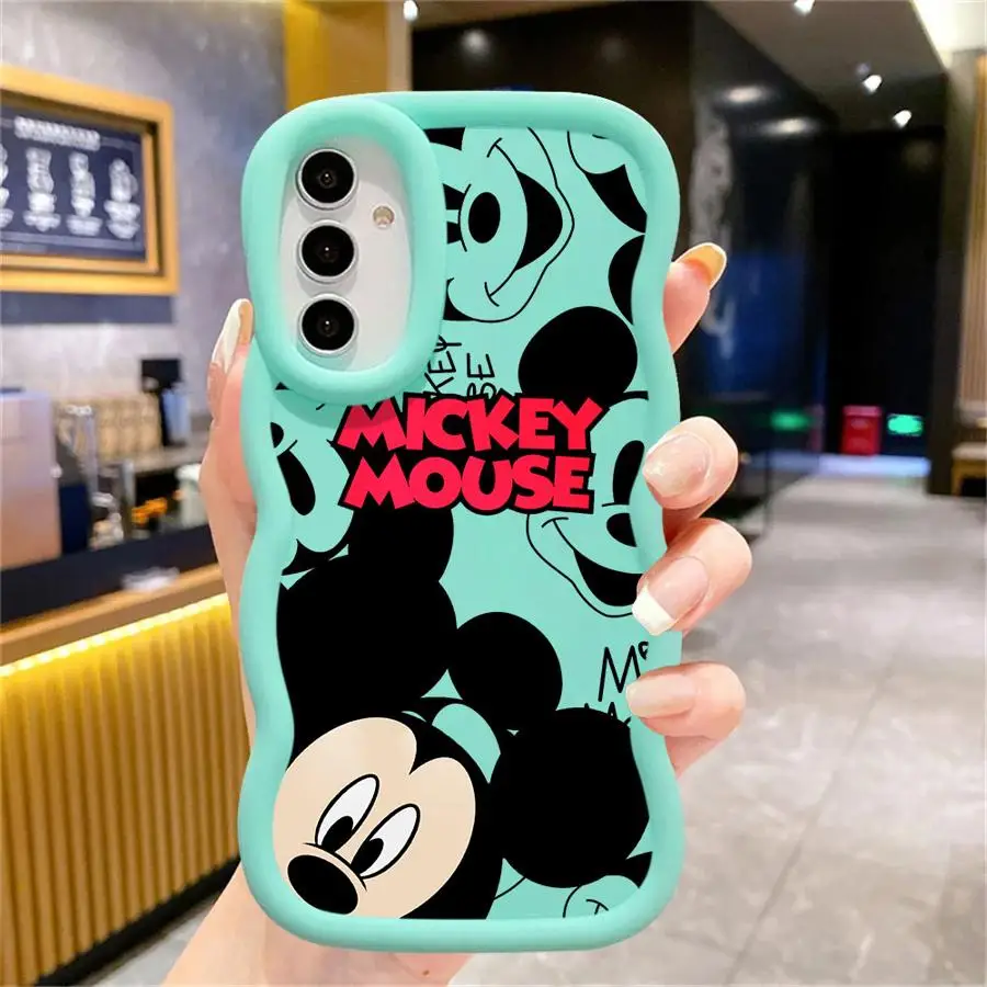 Funda bonita de Mickey Minnie de Disney para Samsung Galaxy A36 A21s A14 A11 A16 A26 A34 A13 A33 A35 A12 A15 funda suave para teléfono - imagen 2
