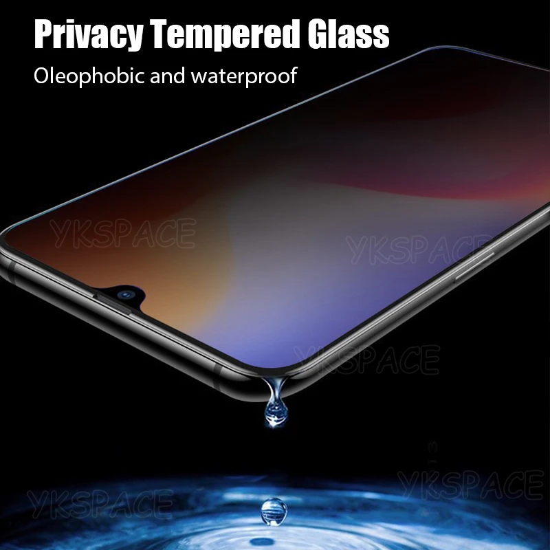 2 uds privacidad Anti espía mirando vidrio templado para OPPO A9 A9X A72 A73 A74 A75 A75s A76 A77 A78 A79 A83 A85 4G 5G Protector de pantalla - imagen 5