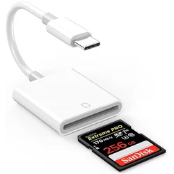 Lector Tarjetas SD USB-C Alta Velocidad para iPhone iPad MacBook