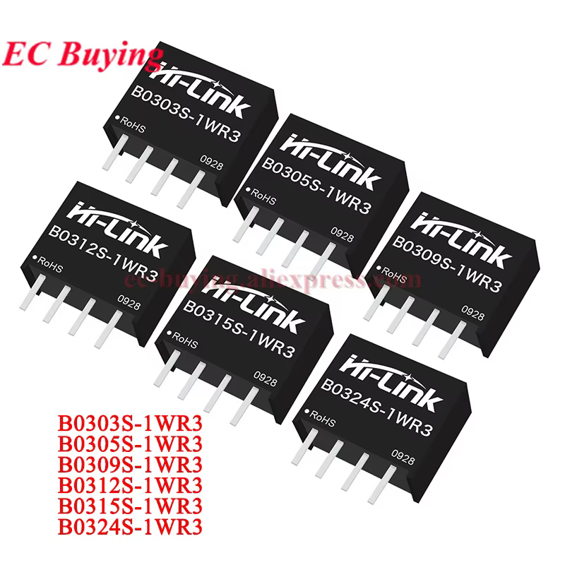 Hi-Link Convertidor DC-DC 5V a 3.3V – Regulador de Alimentación - imagen 4
