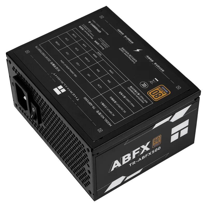 Fuente de alimentación directa Thermalright TR-ABFX 500 SFX Bronze, Mini potencia 100-240V voltaje completo compatible con chasis M-ATX o ATX - imagen 2