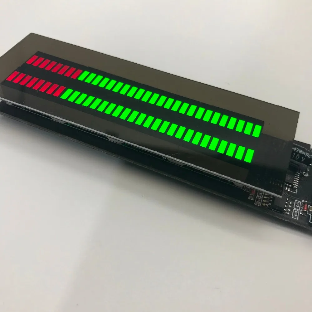 Indicador de nivel LED multimodo 32, pantalla de espectro de música, luz de atmósfera, lámpara de ritmo de Audio, medidor VU para reproductor de coche DC 12V - imagen 4