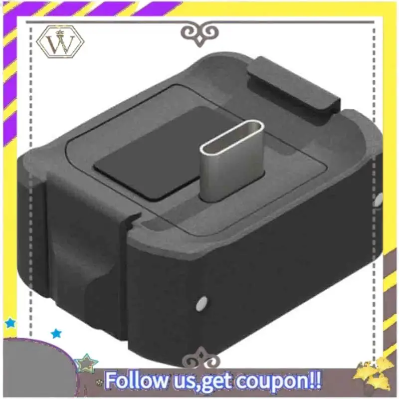 Nueva Base de carga para DJI Pocket 3 tipo C 1/4 adaptador de montaje cámara cardán portátil para DJI OSMO Pocket 3 Camra Accesorios - imagen 2