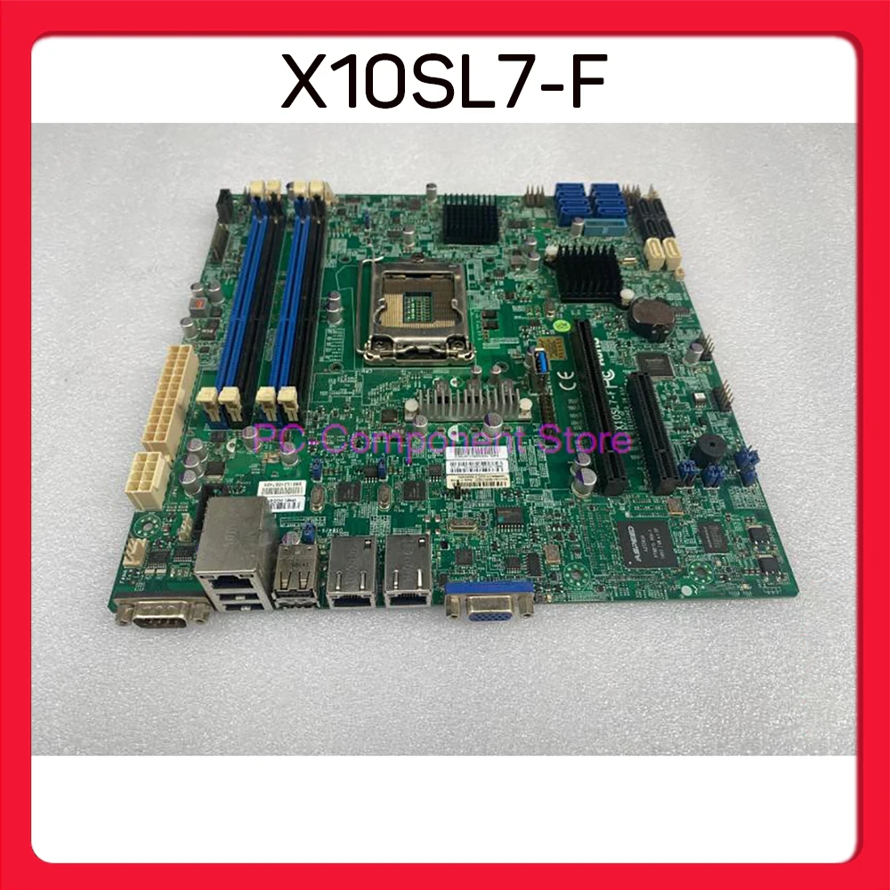Placa base de servidor de alto rendimiento X10SL7-F E3-1200 v3/v4 4.a generación. Core i3 ECC 8x SAS2 (6Gbps) LGA1150 DDR3 - imagen 2