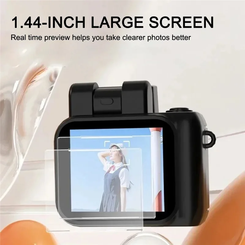 A28Q-Nueva minicámara CMOS estilo Monoreflexes con lámpara de flash y base de batería grabadora de vídeo portátil DV 1080P - imagen 4