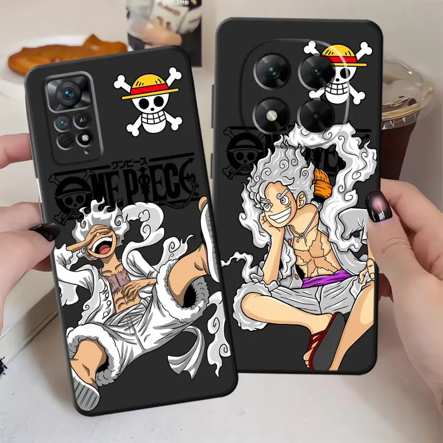 Funda de Teléfono con Diseño de Anime Luffy para Xiaomi Redmi Note 10 14 11s 12s 12 Pro 7 8 10S 9S 13 Pro Plus 9 11 - imagen 5