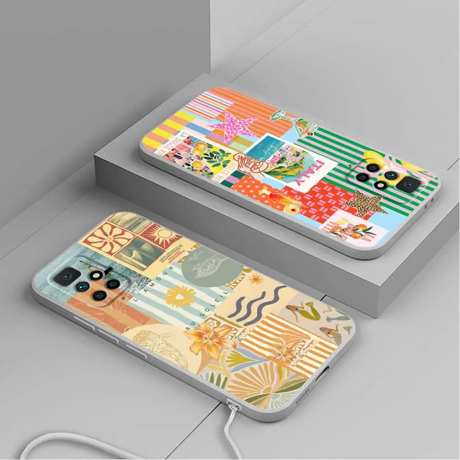 Marinc Life cangrejos langostas funda de teléfono suave para Xiaomi Redmi 13C K40 A2 9 8 12C A3x K60 A1 10 14C - imagen 5