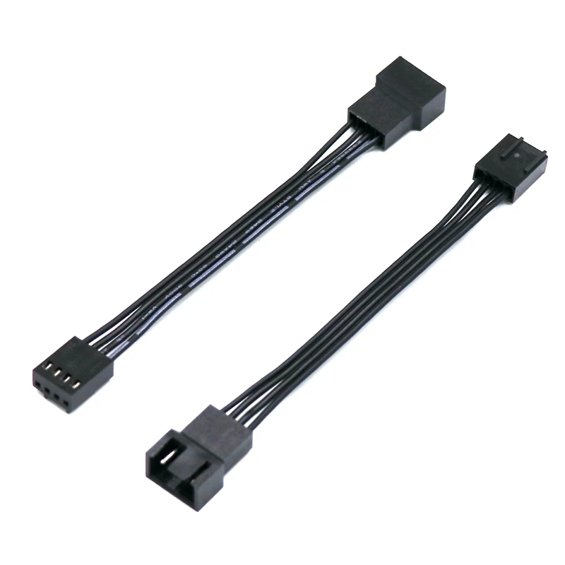 Angitu-ventilador de CPU de 4 pines, Cable de extensión macho a hembra, adaptador de ventilador de refrigeración PWM de 4 pines macho a macho personalizado, 10/30/50/100cm