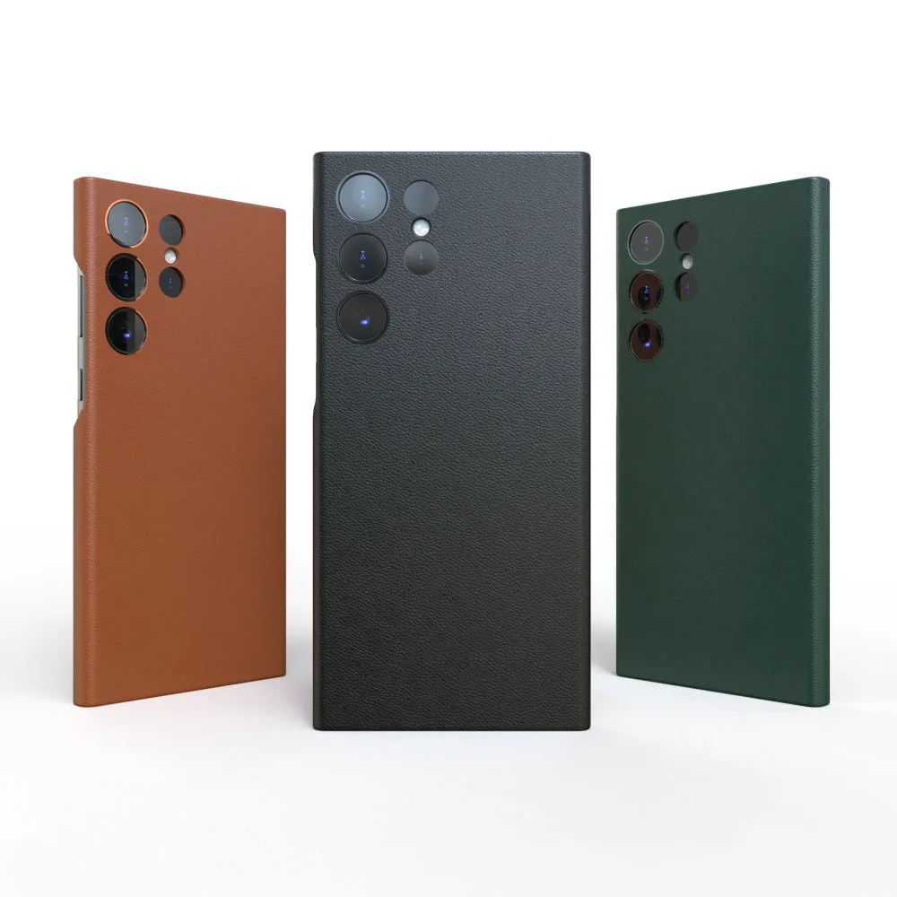 Funda de cuero de alta calidad para Samsung Galaxy S23 Ultra S23FE S23 FE Plus S22 S21 S24, Protector de protección completo Premium - imagen 3