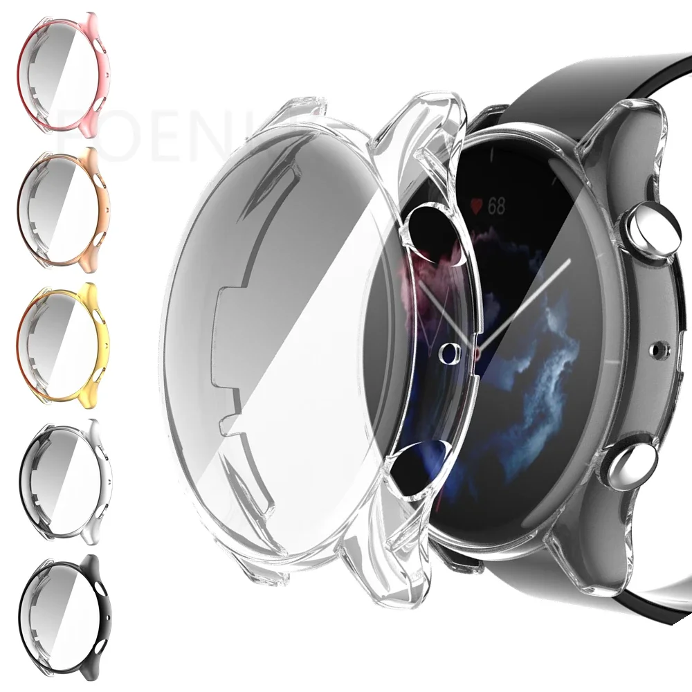 Funda protectora chapada para Amazfit GTR 2/2e/3/4, funda protectora de pantalla, carcasa suave de TPU para reloj inteligente Huami Amazfit GTR 3 Pro