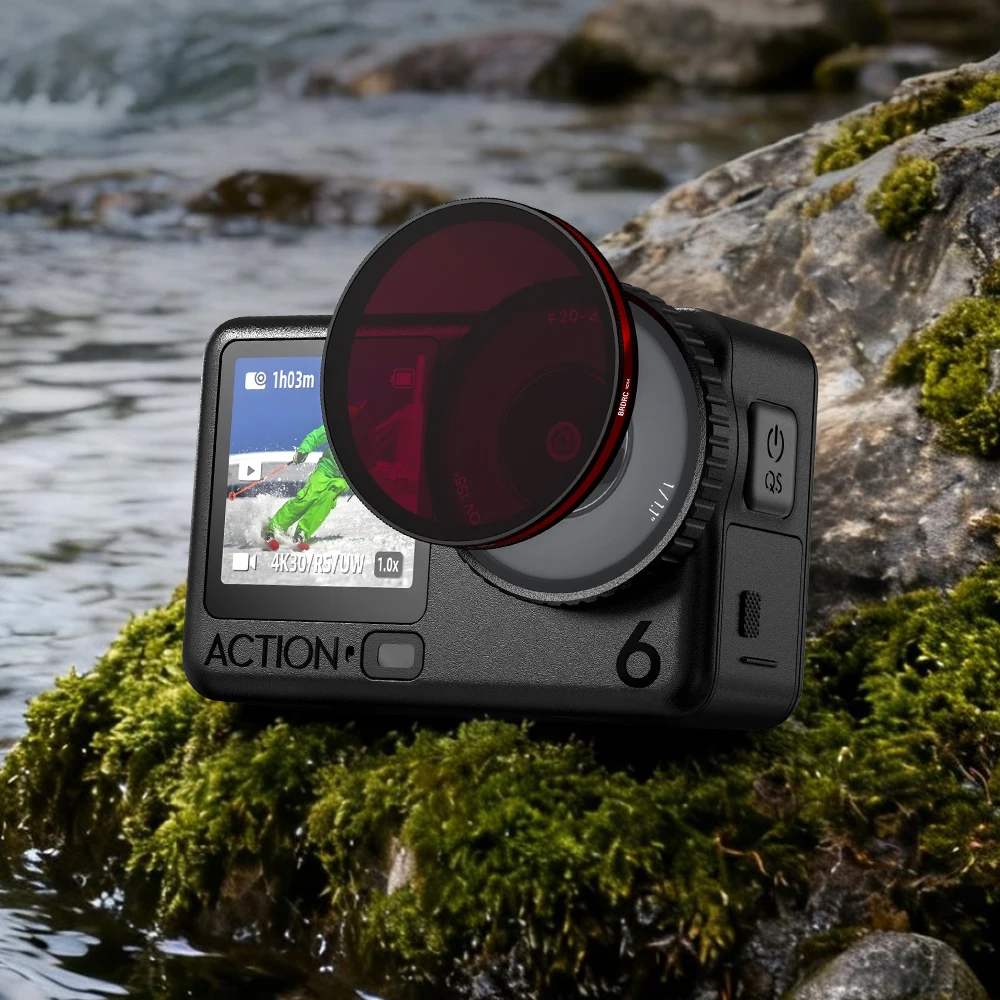 Juego de filtros para DJI OSMO ACTION6, espejo protector UV, espejo reductor de luz ND, accesorios de lentes polarizadas CPL - imagen 2
