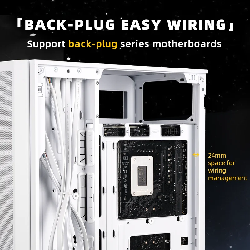 Conducto de aire corto F36 Flyer ITX/MATX 32L, soporte de 384mm, GPU ATX, fuente de alimentación 240/280, refrigeración por agua, torre de 165mm, funda de ordenador, carcasa de PC - imagen 4