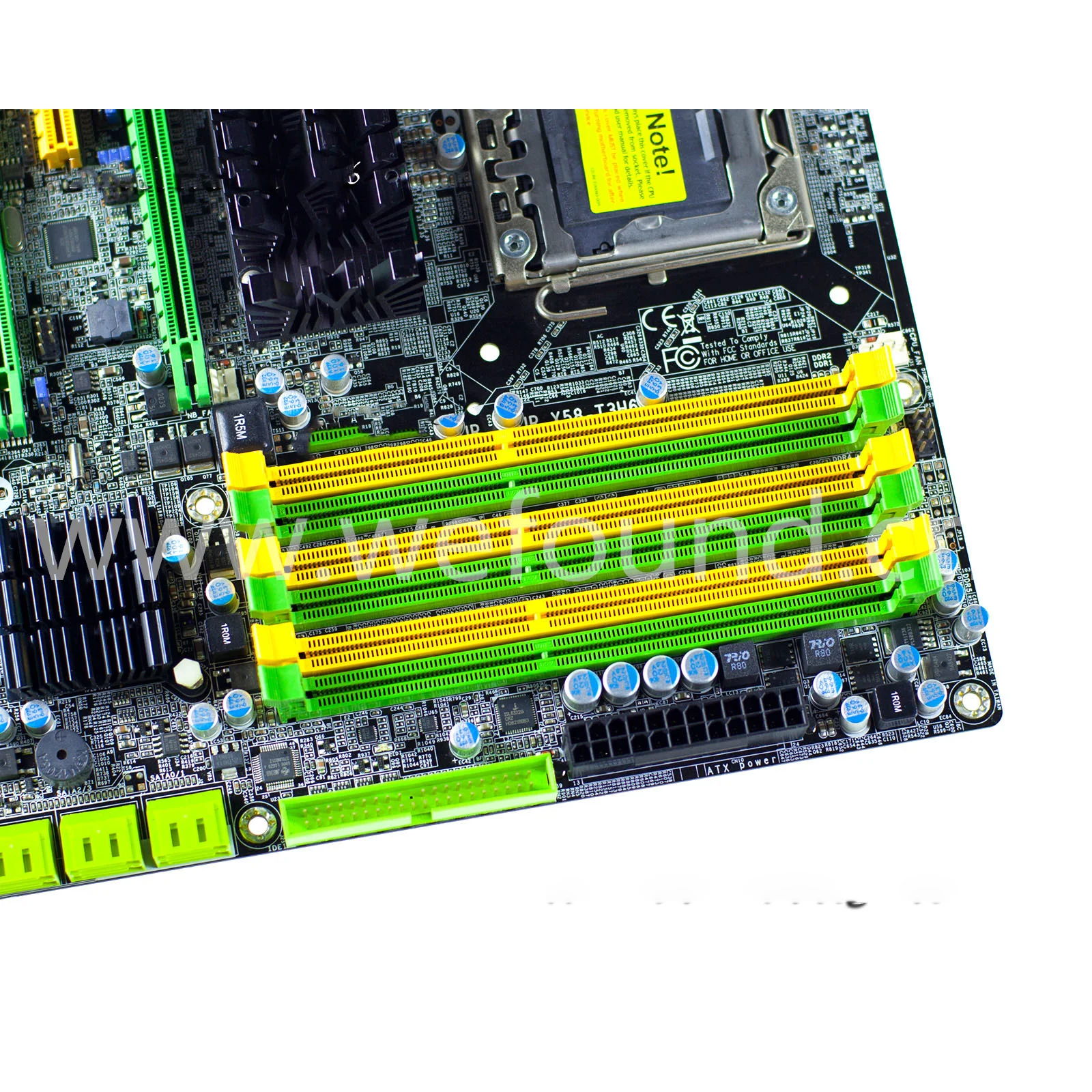 Para DFI LanParty JR X58 LGA1366 compatible con placa base de escritorio i7 de alta calidad totalmente probada envío rápido X58-T3H6 - imagen 3