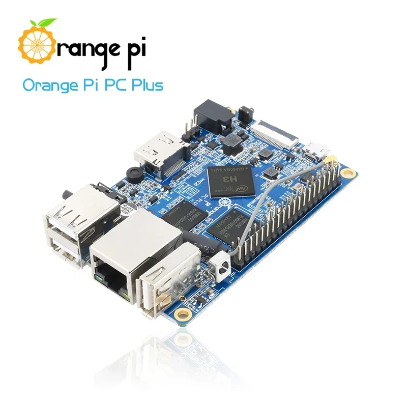 Orange Pi PC Plus + Caja ABS transparente + Kit de fuente de alimentación Execución Android 4.4 Ubuntu Debian Image - imagen 2