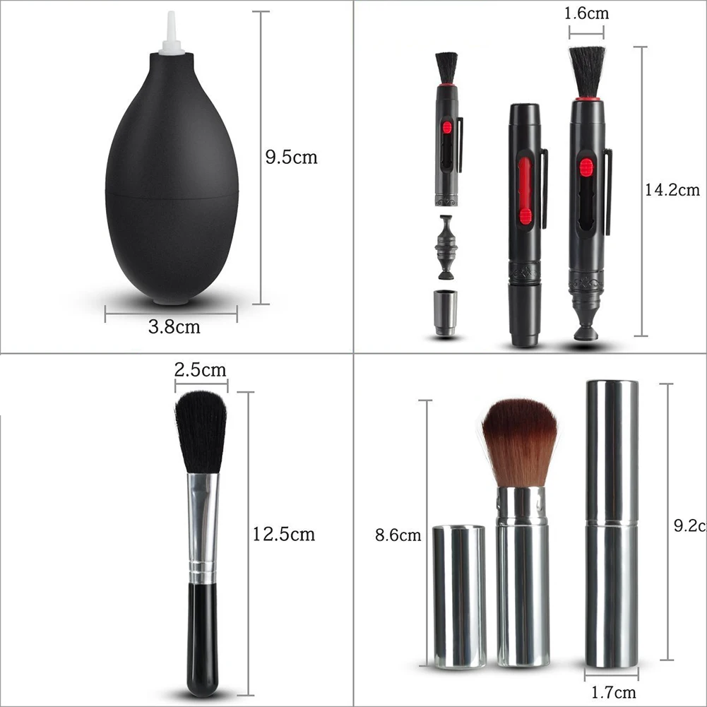 Kit de limpieza de cámara 19 en 1, lente DSLR, Kit de limpieza de Sensor de cámara Digital para cámaras Sony Fujifilm Nikon Canon SLR DV, juego de limpieza - imagen 5