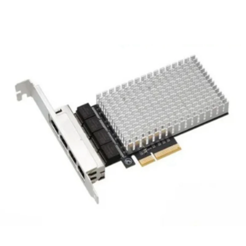 NEW-PCIE Tarjeta de red sin disco de 4 puertos 2,5G, puerto de red con cable Gigabit, inicio PXE sin disco Esxi