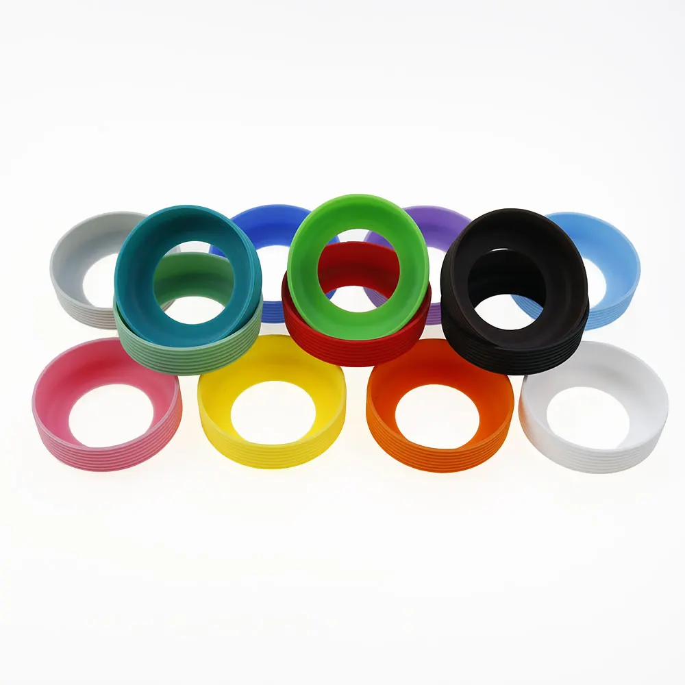 JCD-funda protectora de silicona para botella de agua, accesorio con rosca, antideslizante, 6cm - imagen 5